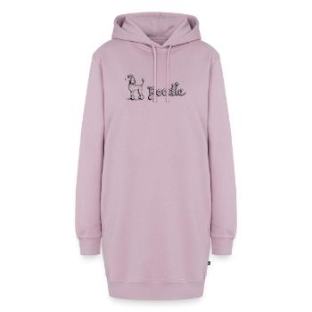 Pudel - Hoodie-Kleid - Altrosa - Vorne - AI Model Female 172 light (172cm)