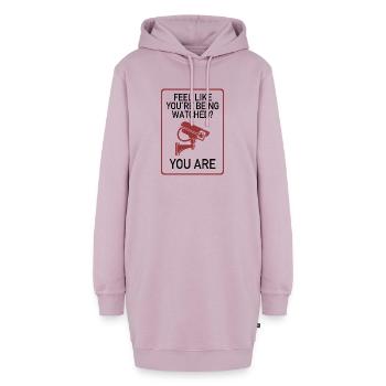 Feel Like You’re Being Watched? - Hoodie-Kleid - Altrosa - Vorne - AI Model Female 172 light (172cm)