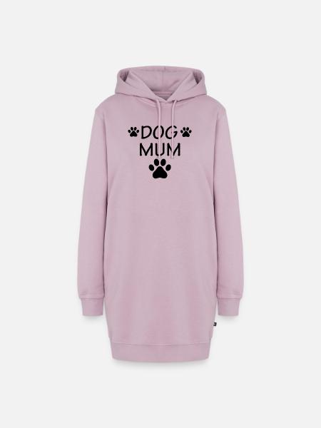 Dog dog - Hoodie-Kleid - Altrosa