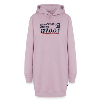 Es gibt keinen Ort wie 127.0.0.1 Localhost - Hoodie-Kleid - Altrosa - Vorne - AI Model Female 172 light (172cm)