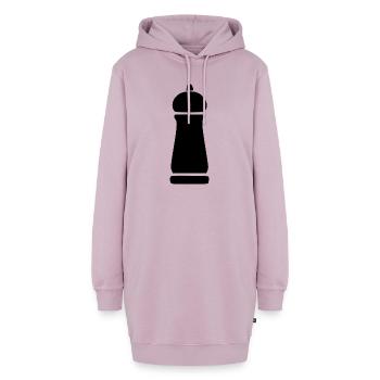 Gewürzmühle Gewürze Geschenk Koch Weihnachten  - Hoodie-Kleid - Altrosa - Vorne - AI Model Female 172 light (172cm)