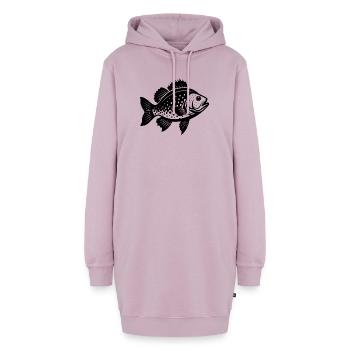 Crappie - Hoodie-Kleid - Altrosa - Vorne - AI Model Female 172 light (172cm)