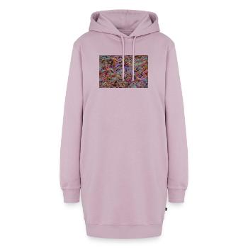 stiots - Hoodie-Kleid - Altrosa - Vorne - AI Model Female 172 light (172cm)