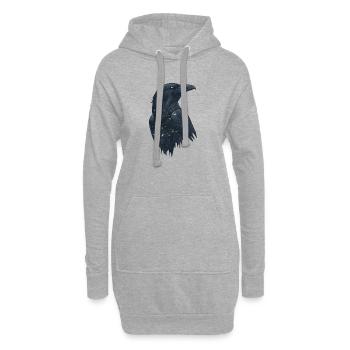 Rabe - Hoodie-Kleid - Grau meliert - Vorne