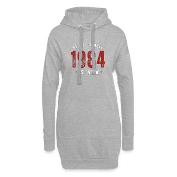 GEORGE ORWELL 1984 - Hoodie-Kleid - Grau meliert - Vorne