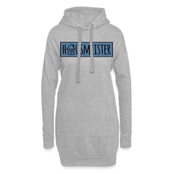 Hausmeister - Hoodie-Kleid - Grau meliert - Vorne