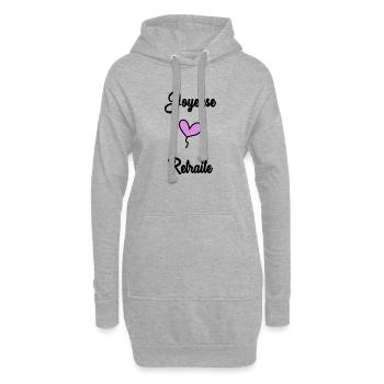RUHESTAND. RUHESTAND. PENSIONIERT. RUHESTAND - Hoodie-Kleid - Grau meliert - Vorne