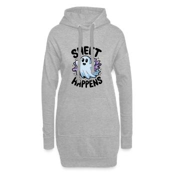 Sheet Happens - Hoodie Dress - heather grey - Front