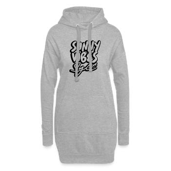 SUNNY VIBES SYLT - Hoodie-Kleid - Grau meliert - Vorne