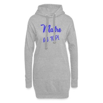 MEISTER. MEISTER. HUMOR - Hoodie-Kleid - Grau meliert - Vorne