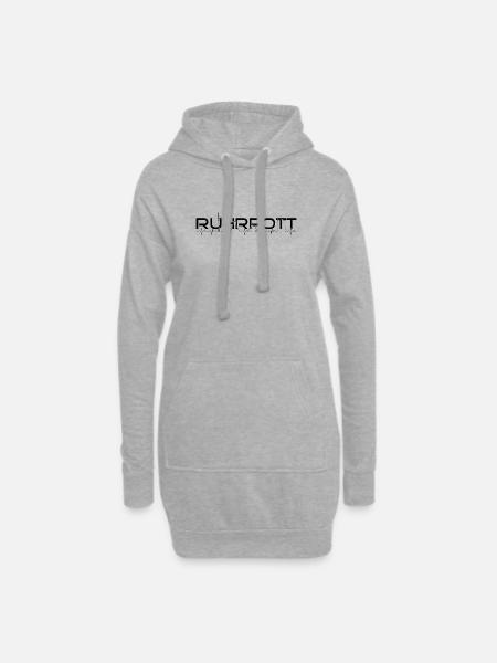 Ruhrpott - Hoodie-Kleid - Grau meliert