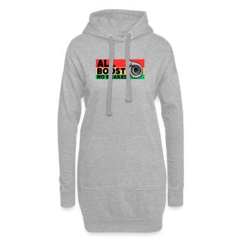 All Boost - keine Bremsen - Hoodie-Kleid - Grau meliert - Vorne