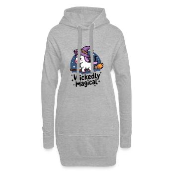 Wickedly Magical - Hoodie Dress - heather grey - Front