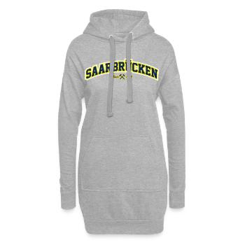 Saarbrücken - Hoodie-Kleid - Grau meliert - Vorne