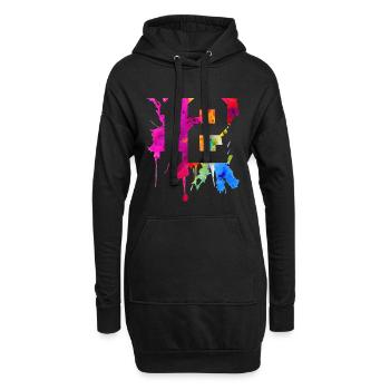 12 ANS 12E ANNIVERSAIRE - Sweat-shirt à capuche long Femme - noir - Devant