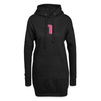 1. 1 YEAR. 1st ANNIVERSARY. 1 YEAR BIRTHDAY - Hoodie Dress - black - Front