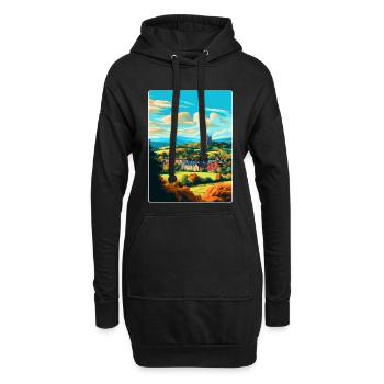 Great Malvern England Uk Reise Poster Souvenir - Hoodie-Kleid - Schwarz - Vorne