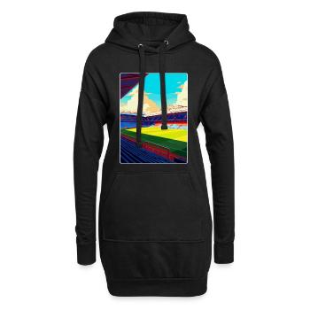 Affiche de voyage souvenir du stade de Selhurst Park WPA - Sweat-shirt à capuche long Femme - noir - Devant