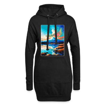 Abisko Sweden Vintage Travel Poster WPA Souvenir - Hoodie Dress - black - Front