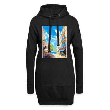Palma De Mallorca Spanien Vintage Reiseplakat WPA - Hoodie-Kleid - Schwarz - Vorne