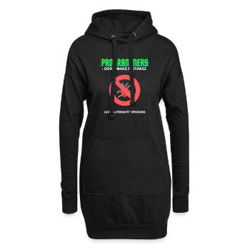 Programmierer Debugging T-Shirt Herren - Hoodie-Kleid - Schwarz - Vorne