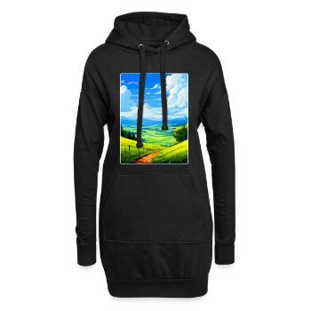 Bergisches Land Deutschland Vintage Reiseposter WPA - Hoodie-Kleid - Schwarz - Vorne