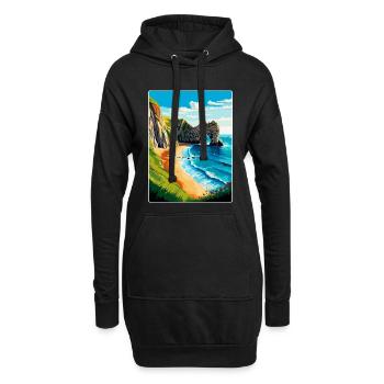 Durdle Door England Uk Reise Poster Souvenir WPA - Hoodie-Kleid - Schwarz - Vorne