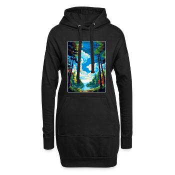 Wald Von Dean Vintage Reiseposter Souvenir WPA - Hoodie-Kleid - Schwarz - Vorne