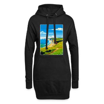 Dorset Uk Vintage Travel Poster Souvenir WPA - Hoodie Dress - black - Front
