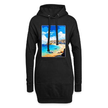 St Ives Cornwall England Vereinigtes Königreich Vintage Reiseposter - Hoodie-Kleid - Schwarz - Vorne