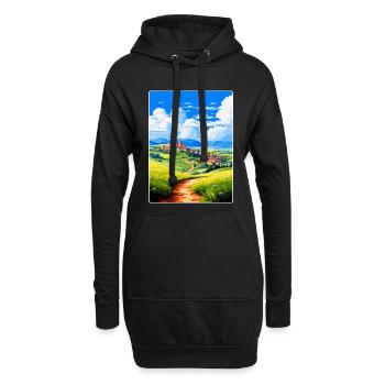Castilla Y Leon Spain Vintage Travel Poster WPA - Hoodie Dress - black - Front
