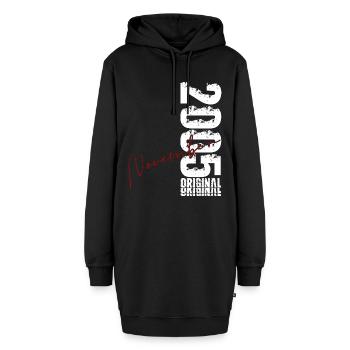 21. Geburtstag Geschenk November Original 2005 - Hoodie-Kleid - Schwarz - Vorne - AI Model Female 172 light (172cm)