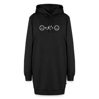 Padel Schläger Idee für Padel Schläger kaufen Fans - Hoodie-Kleid - Schwarz - Vorne - AI Model Female 172 light (172cm)
