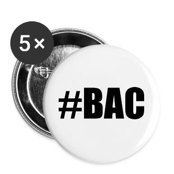 FERRY. BACCALAUREAT. PATENT. DNB. EXAMINATION. WELL DONE - Buttons large 2.2''/56 mm (5-pack) - white - Front