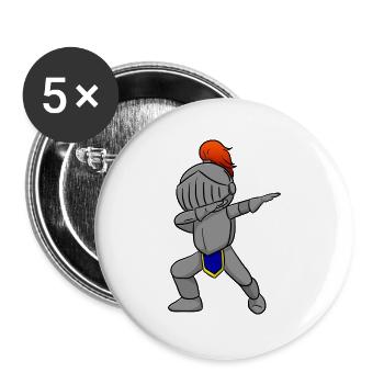 Ritter - Buttons groß 56 mm (5er Pack) - Weiß - Vorne