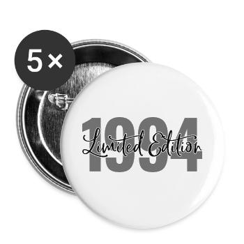 Édition limitée 1994 - Lot de 5 grands badges (56 mm) - blanc - Devant