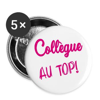 RETIREMENT. RETIREMENT. RETIRED. RETIREMENT - Buttons large 2.2''/56 mm (5-pack) - white - Front