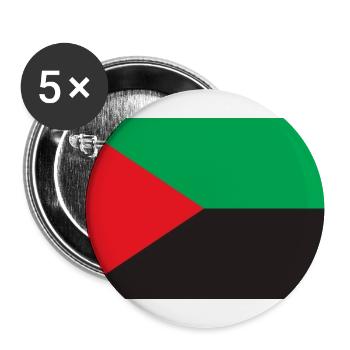 Martinique - Buttons groß 56 mm (5er Pack) - Weiß - Vorne