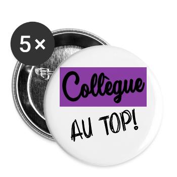 RETIREMENT. RETIREMENT. RETIRED. RETIREMENT - Buttons large 2.2''/56 mm (5-pack) - white - Front