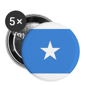 Somalia - Buttons groß 56 mm (5er Pack) - Weiß - Vorne