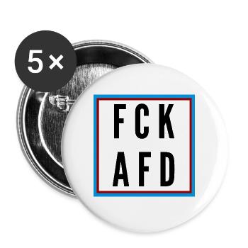 AFD Nein Danke! - Buttons groß 56 mm (5er Pack) - Weiß - Vorne