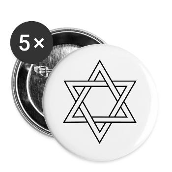 1516 Braustern Bier - Buttons groß 56 mm (5er Pack) - Weiß - Vorne