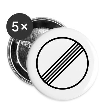 UNLIMITED MINIMAL by Unlimited Apparel - Buttons large 2.2''/56 mm (5-pack) - white - Front