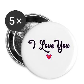 MUTTERTAG. SCHÖNEN MUTTERTAG. MAMA - Buttons groß 56 mm (5er Pack) - Weiß - Vorne
