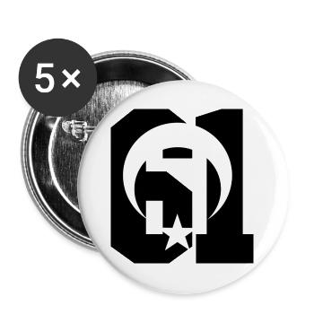 Trabzon 61 Türkiye - Buttons groß 56 mm (5er Pack) - Weiß - Vorne