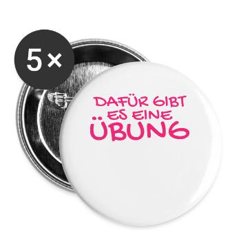 Physiotherapie Physiotherapeut Arbeit Geschenk - Buttons groß 56 mm (5er Pack) - Weiß - Vorne