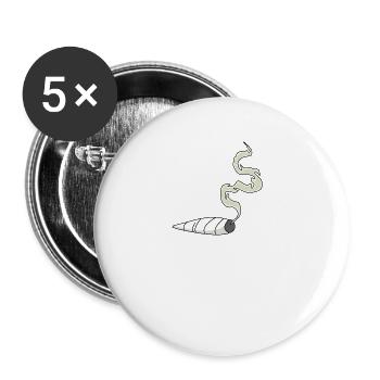 Joint Tüte - Buttons groß 56 mm (5er Pack) - Weiß - Vorne