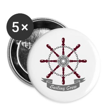 Steuerrad 3-farbig - Buttons groß 56 mm (5er Pack) - Weiß - Vorne