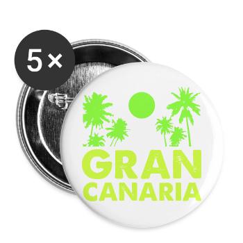 gran_canaria- - Buttons groß 56 mm (5er Pack) - Weiß - Vorne