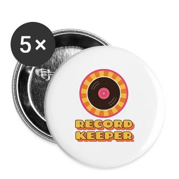 Archivführer - Buttons groß 56 mm (5er Pack) - Weiß - Vorne